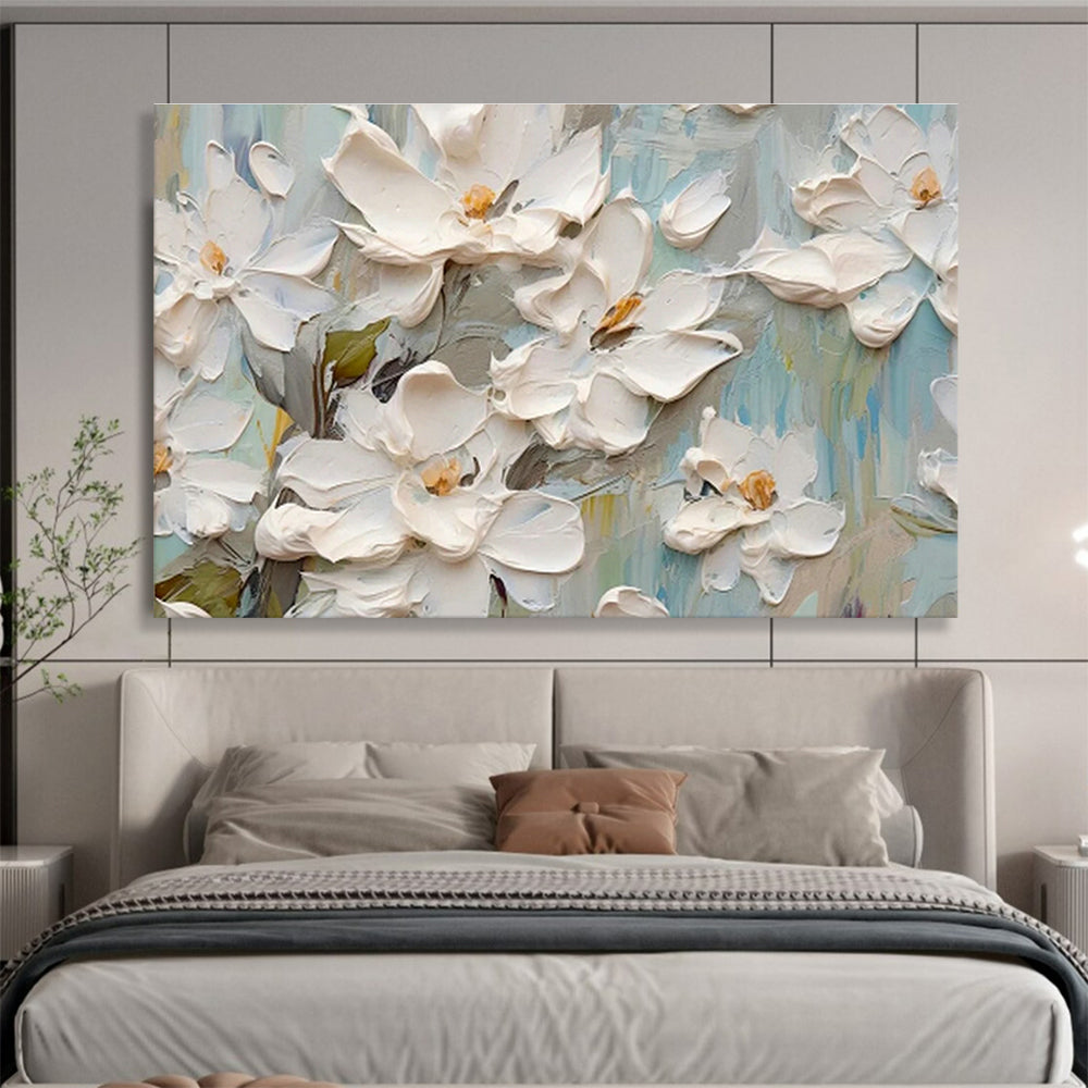 Custom Giant Abstract Hand Painting for Vertical Urban Farming Automated Harvesting System Development Lab DLZ3070