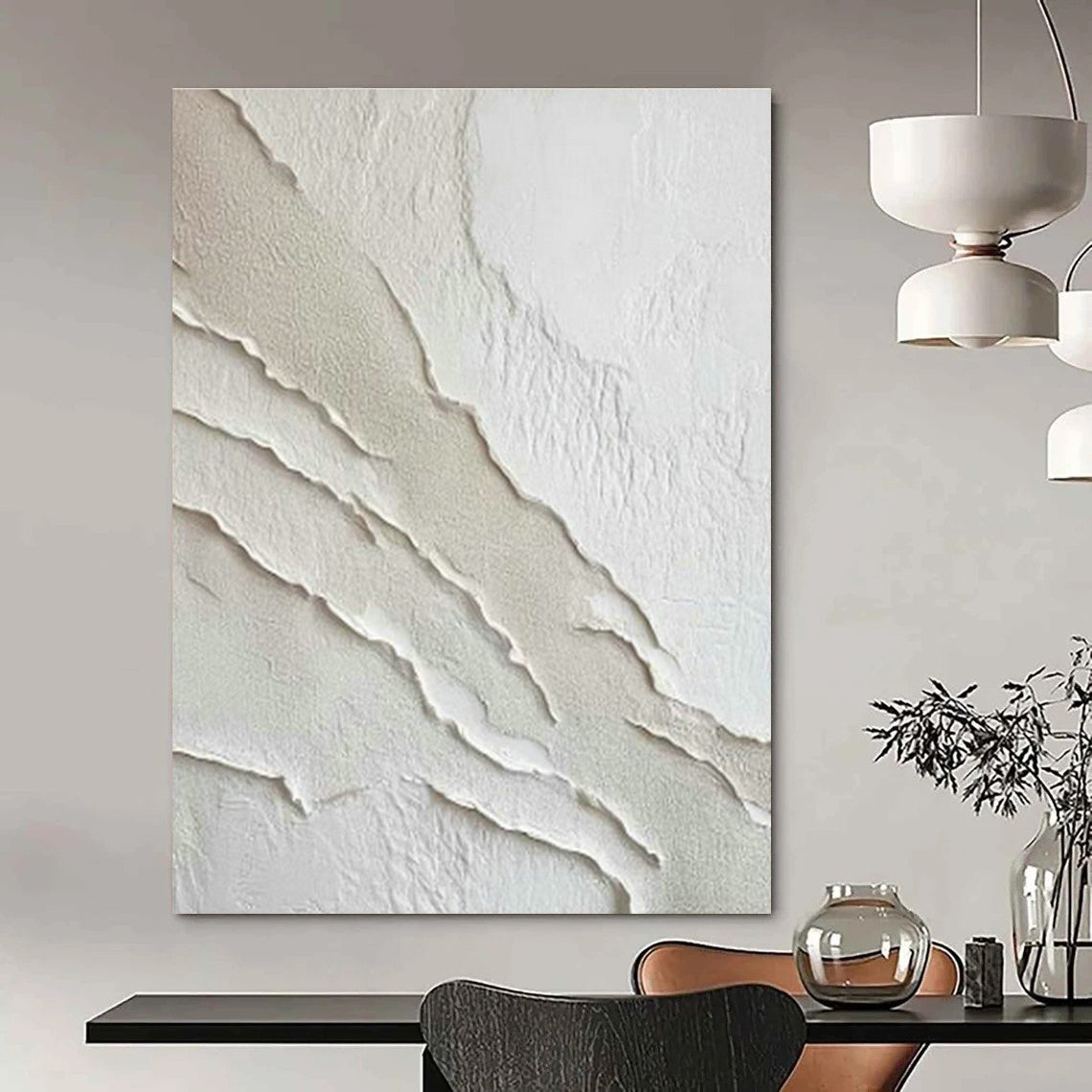 Immense Large Custom Hand-Painted Abstract Artwork - Artistic Inspiration for Glassblowing Studios  DLZ0266