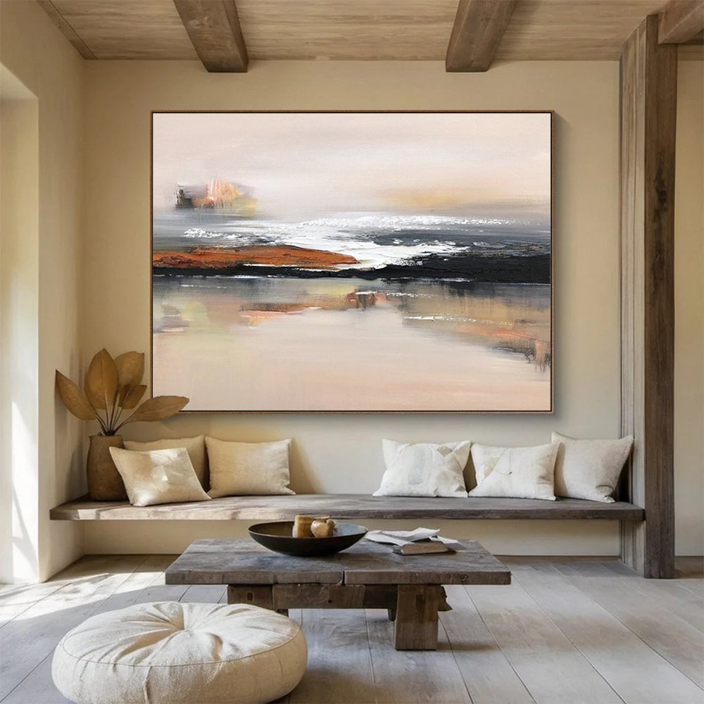 Huge Custom Handmade Abstract Painting for Community Art Galleries DLZ3298