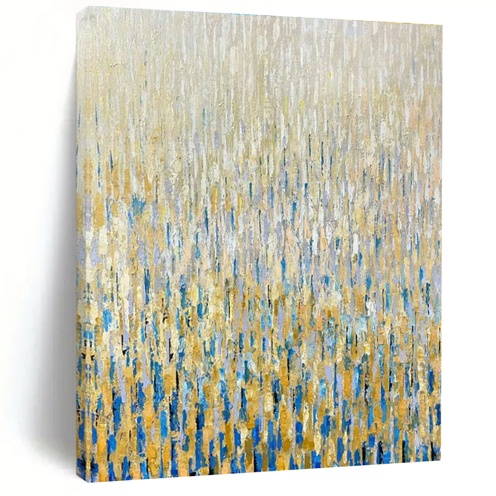 Grandiose Custom Hand-Painted Abstract Painting - Artistic Elegance for Classical Music Recital Halls  DLZ0295