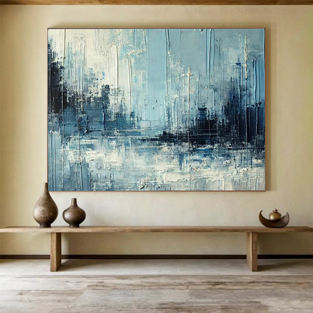Oversized Custom Abstract Hand Painting for Soap Making Workshop DLZ2751