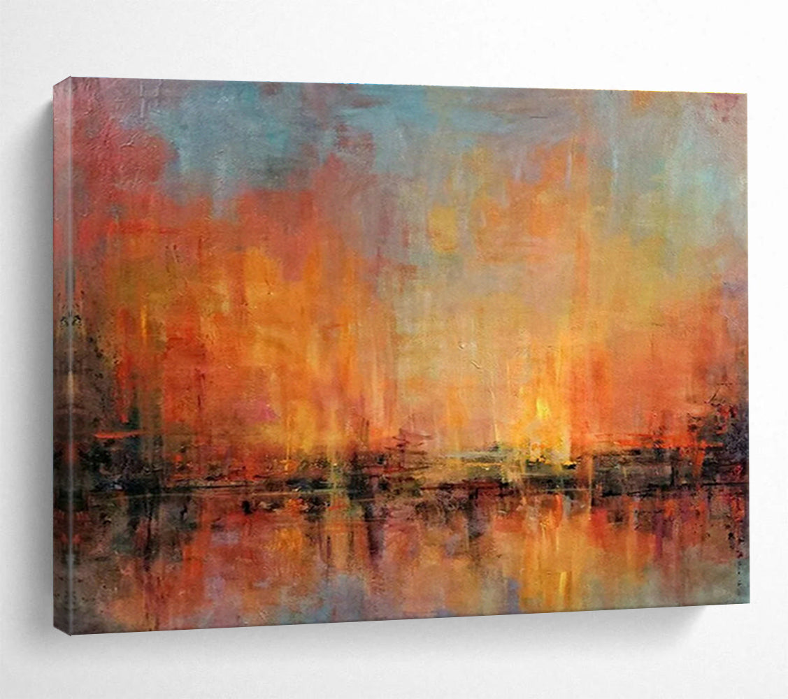 Large-Size Custom Abstract Hand Painting for Optometry Store DLZ2770