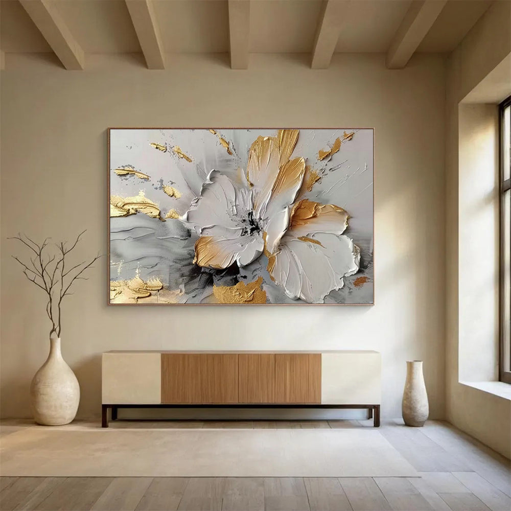 Large Custom Abstract Hand-Painted Art for Urban Vertical Farming Crop Disease Prevention Lab DLZ3061