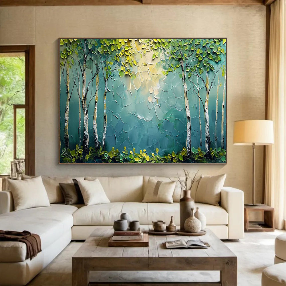 Large Custom Abstract Hand-Painted Art for Underwater Archaeological Artifact Surface Micro - structure Analysis Laboratory DLZ3212
