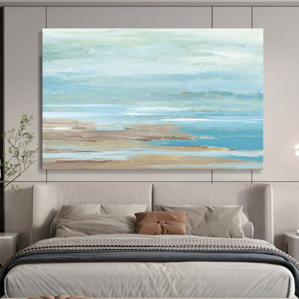 Customized Large Abstract Hand Painting for Maritime Navigation School Classroom DLZ2805