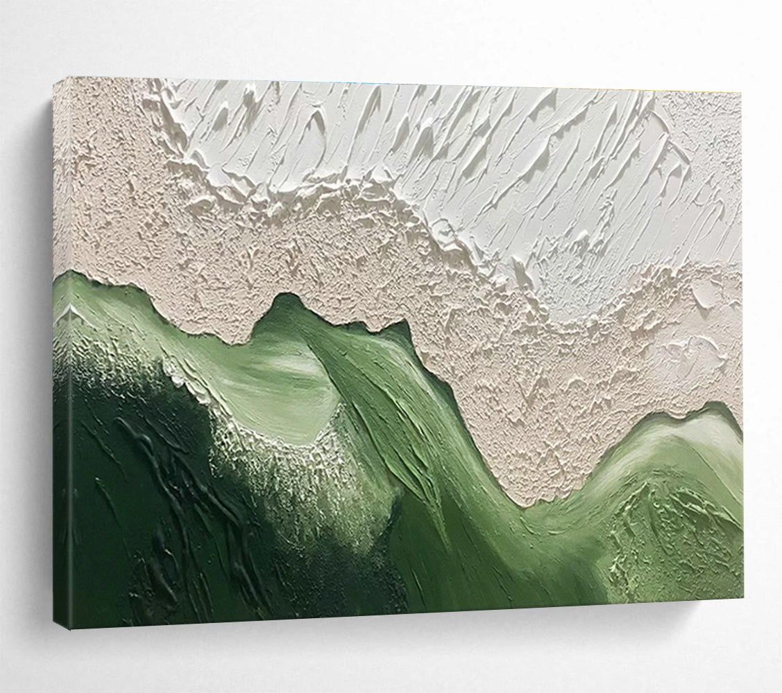 Big Custom Hand-Painted Abstract Canvas for Hotel Lobbies DLZ3258