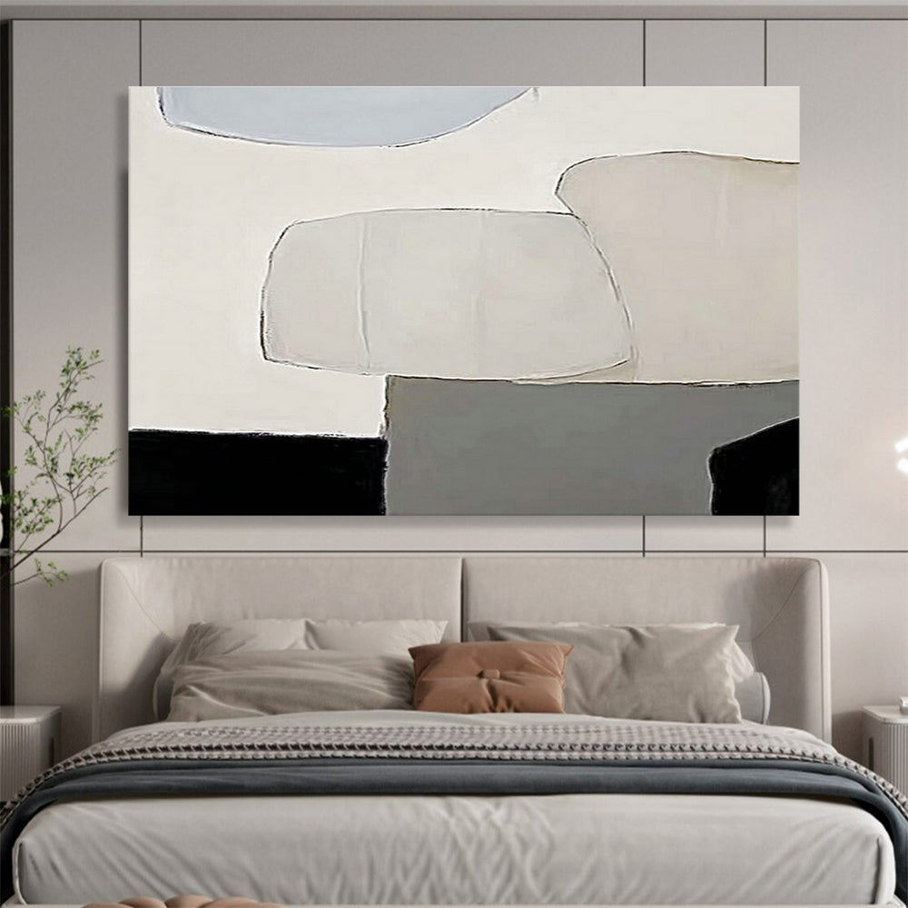 Oversized Custom Hand-Painted Abstract Art for High-Altitude Weather Balloon Launch Complex DLZ2981