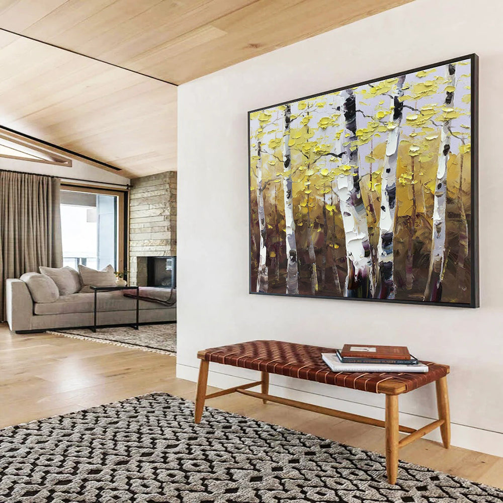 Customized Large-Scale Abstract Hand Painting for Arctic Tundra Vegetation Research Center DLZ3010