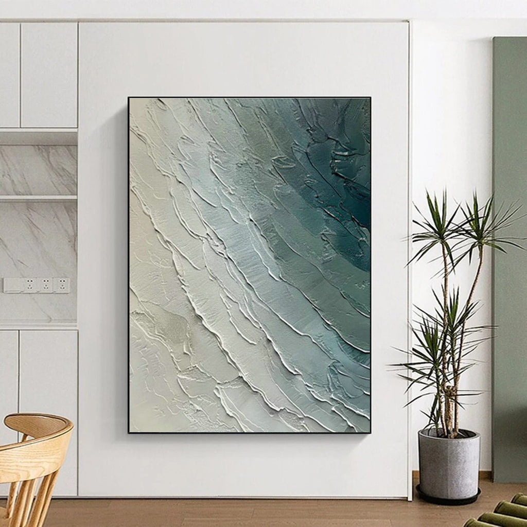 Exclusive Large-Scale Custom Hand-Painted Abstract Artwork for Dining Rooms  DLZ0121
