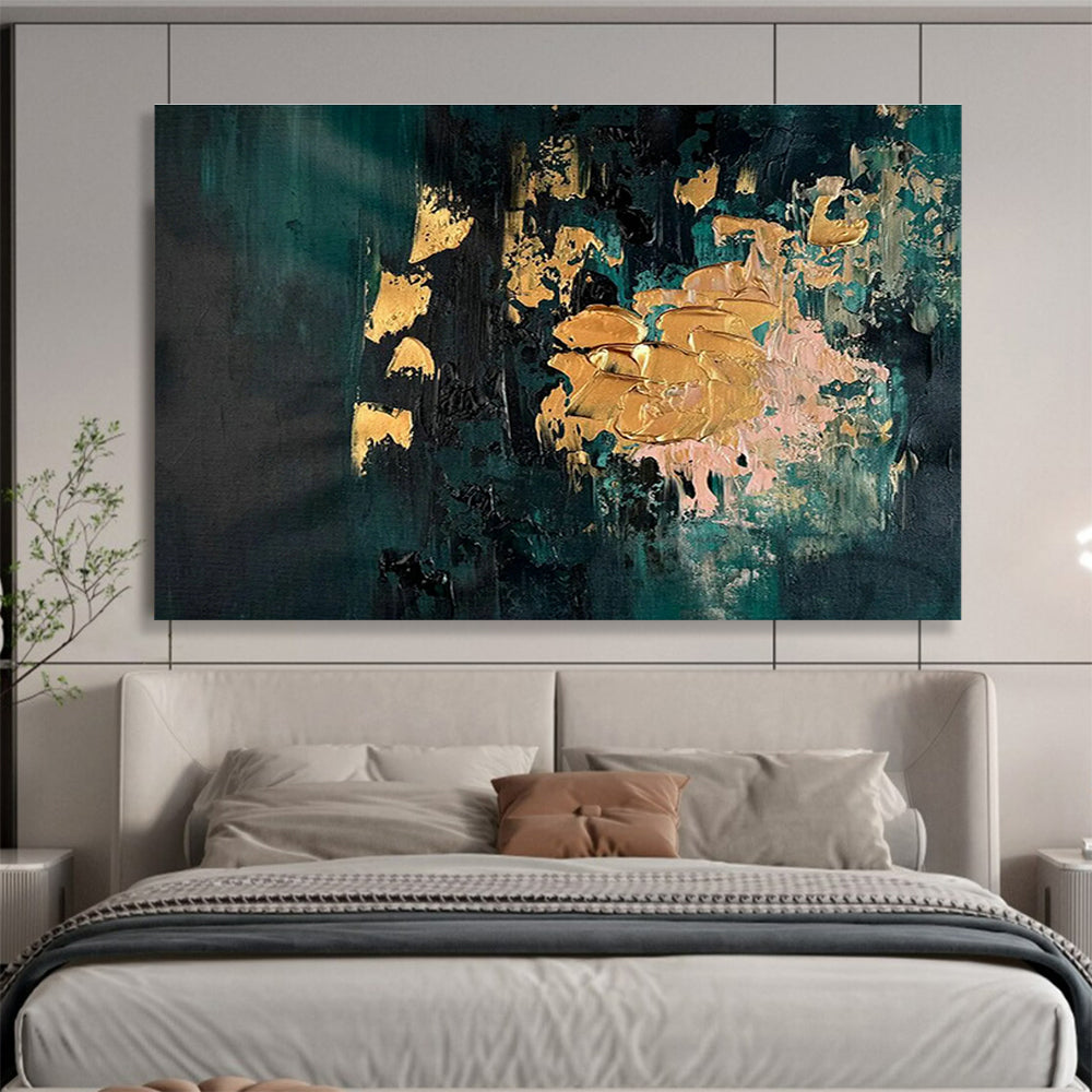 Custom-Made Brain-Computer Interface Training Facility Large Abstract Hand Painting DLZ2646