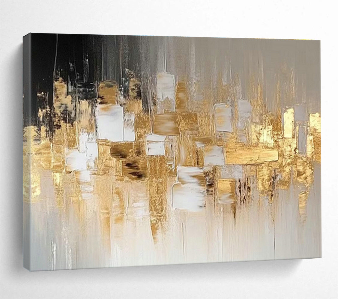 Large Custom Abstract Hand-Painted Art for Desert Oasis Resort Spa DLZ2912