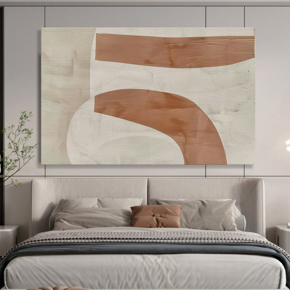 Oversized Custom Hand-Painted Abstract Art for Solar-Powered Desalination Plant DLZ2972
