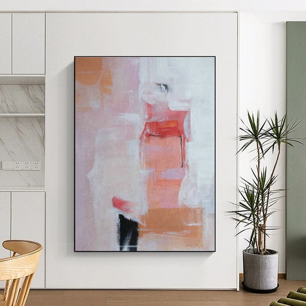 Grand Custom Hand-Painted Abstract Canvas - Avant-Garde Vision for Contemporary Art Museums  DLZ0334