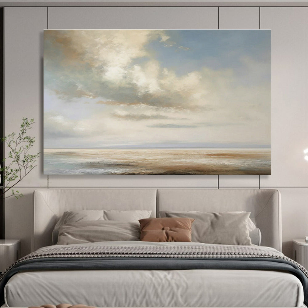Oversized Custom Hand-Painted Abstract Art for Billiard Hall DLZ2718