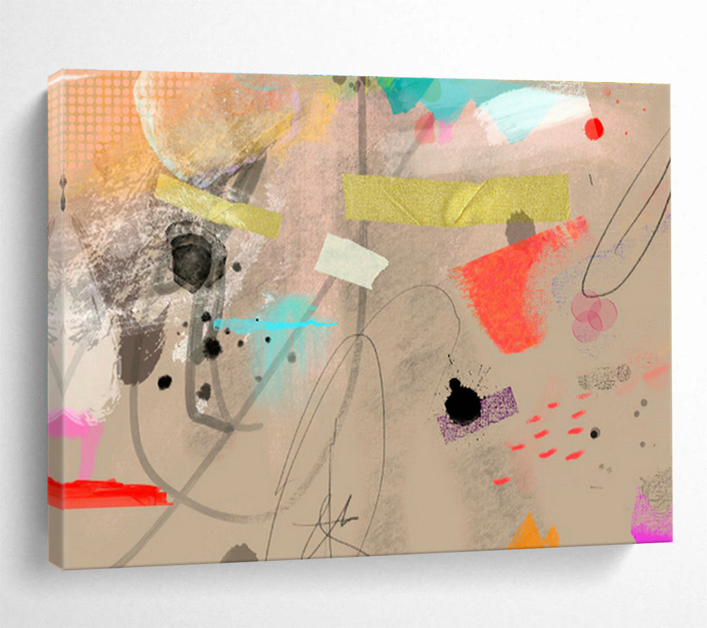 Customizable Arctic Research Base Abstract Hand Painting DLZ2588