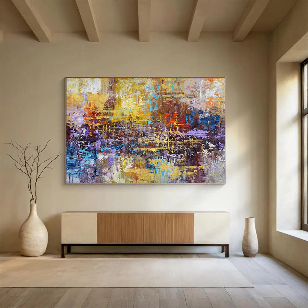 Custom-Made 3D Printing Factory Large Abstract Hand Painting DLZ2538