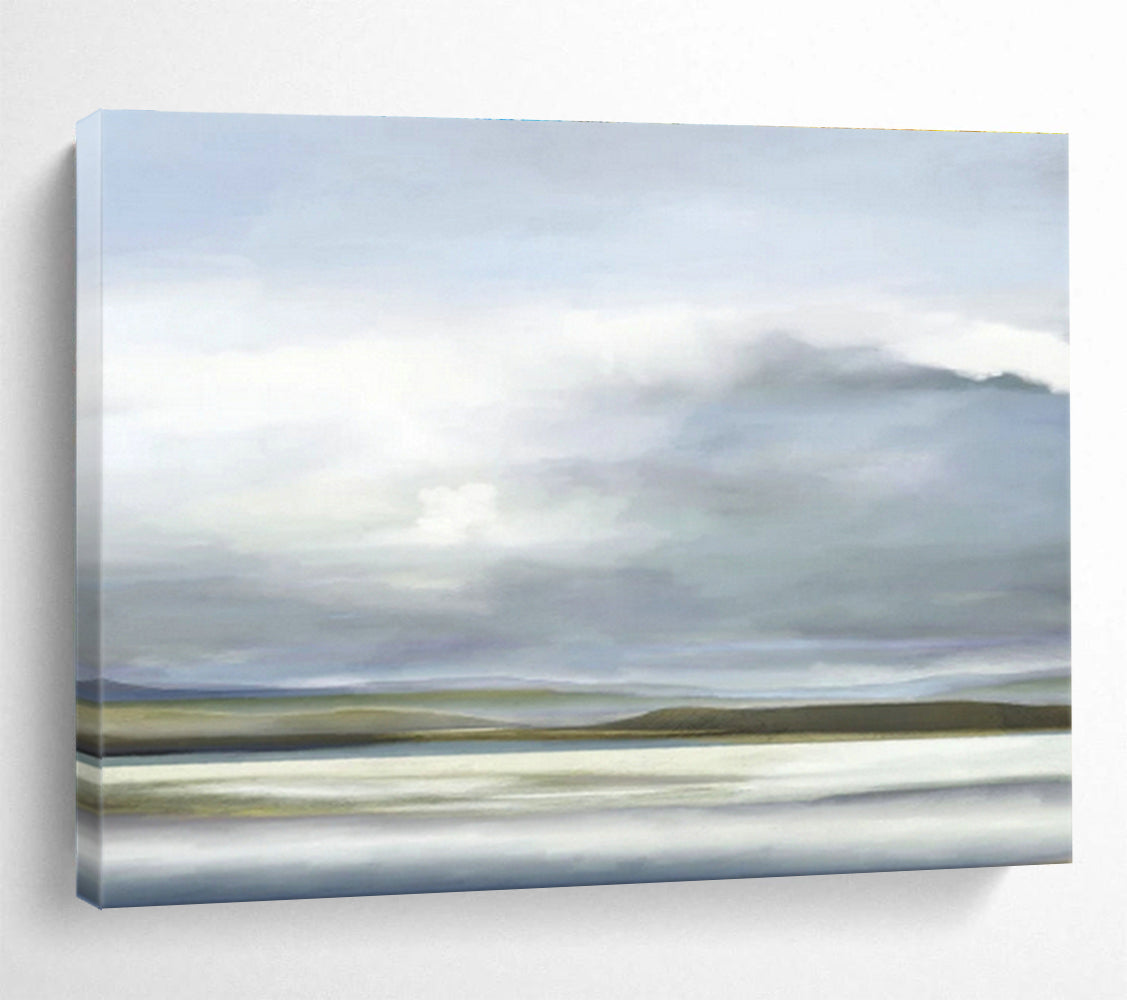 Customized Large-Scale Abstract Hand Painting for Co - working Space DLZ2744