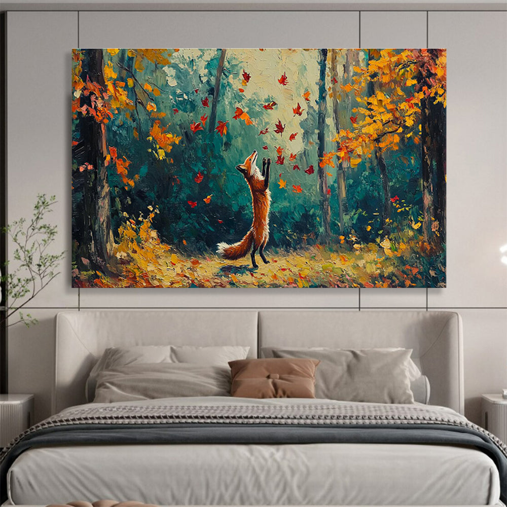 Customized Large Abstract Hand Painting for Subterranean Geothermal Heat Storage Facility DLZ3085
