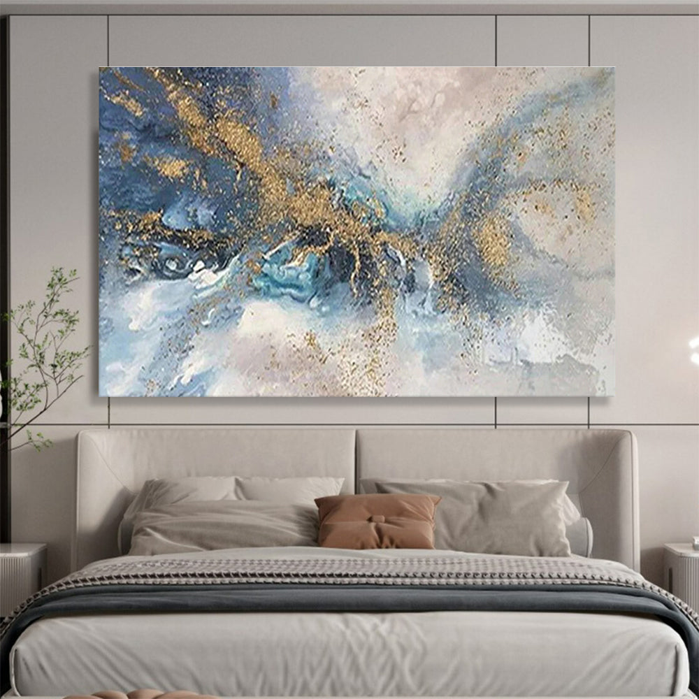 Big Custom Hand-Painted Abstract Artwork for Music Venues DLZ3264