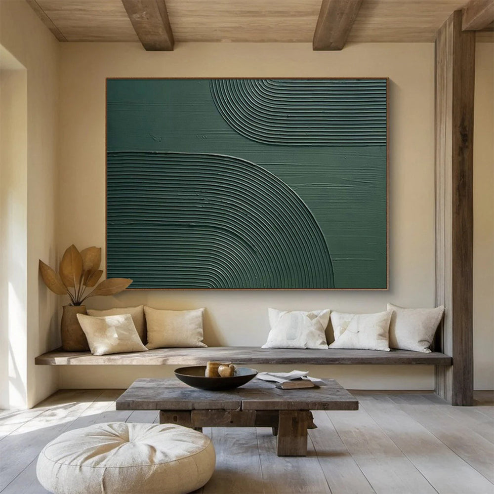 Large-Size Custom Hand-Painted Abstract Painting for Urban Vertical Farming Crop Light Spectrum Experiment Lab DLZ3136