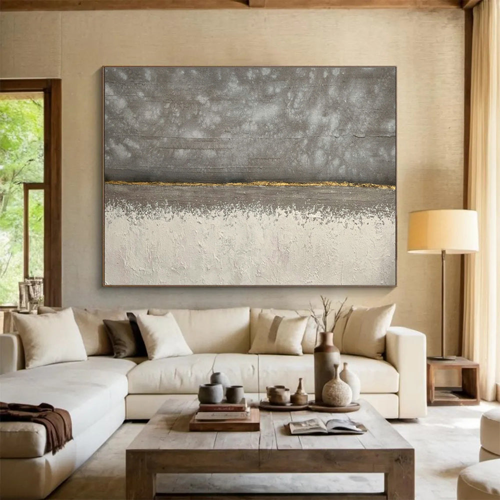 Custom-Made Climate Dome Large Abstract Hand Painting DLZ2556