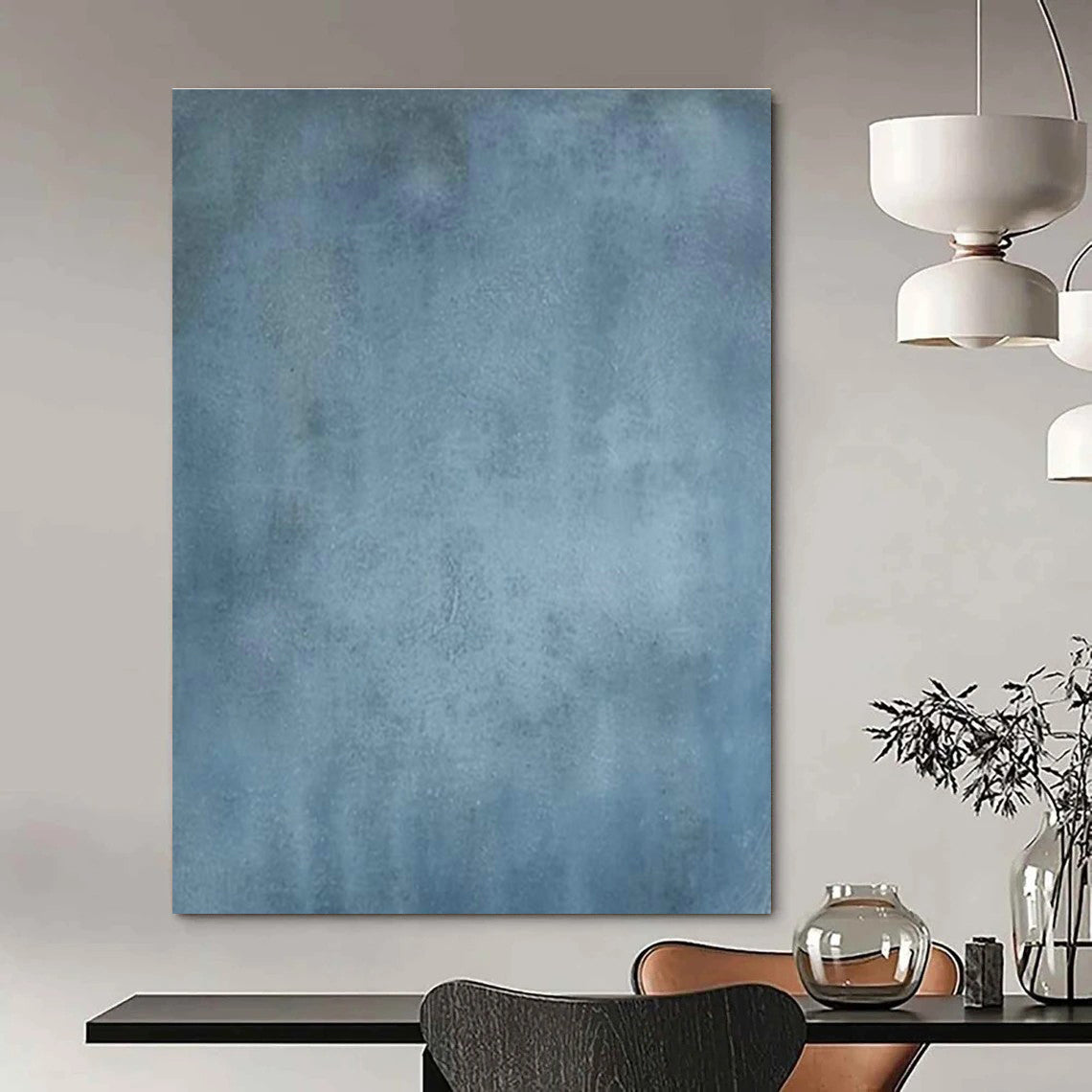 Large-Scale Custom Hand-Painted Abstract Artwork - Artistic Fusion for Contemporary Dance Studios  DLZ0251