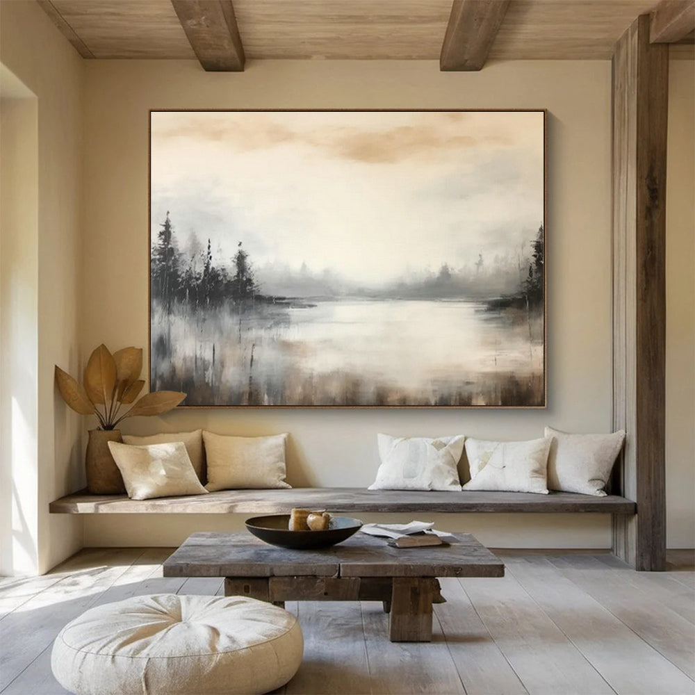 Custom-Made Giant Abstract Hand Painting for Pet Store DLZ2713
