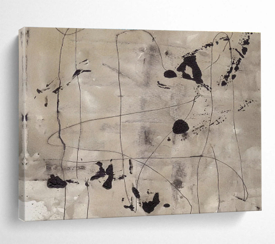 Large Custom Abstract Hand-Painted Art for Urban Heat Island Mitigation Project Office DLZ2830