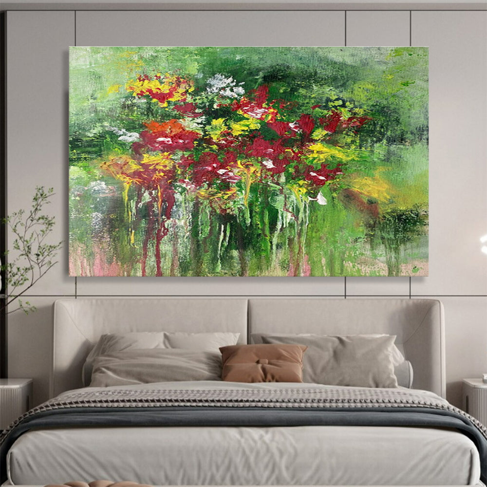 Giant Modern Abstract Art - Commissioned Mixed Media Wall Decor for Hotel Lobbies