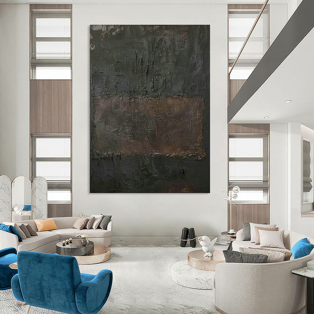 Gigantic Custom Hand-Painted Abstract Canvas - Striking Decor for Car Showrooms  DLZ0185