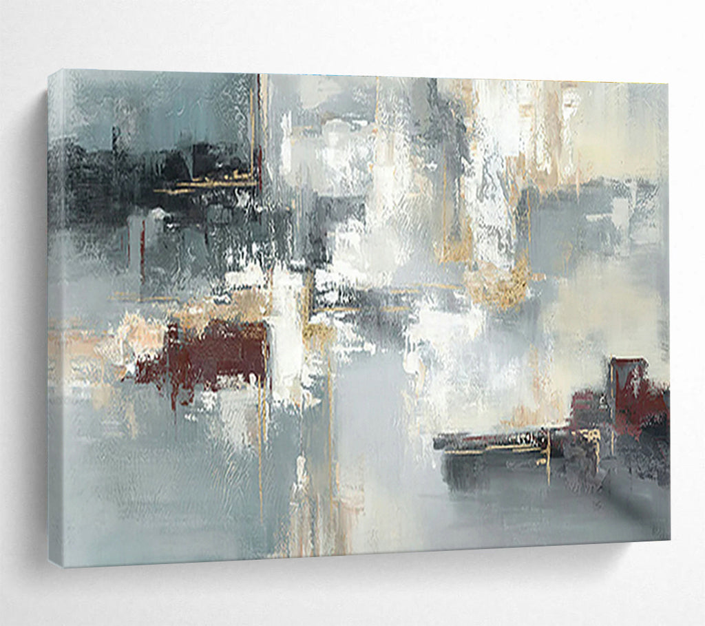 Customized Large-Scale Abstract Hand Painting for Chiropractic Center DLZ2736