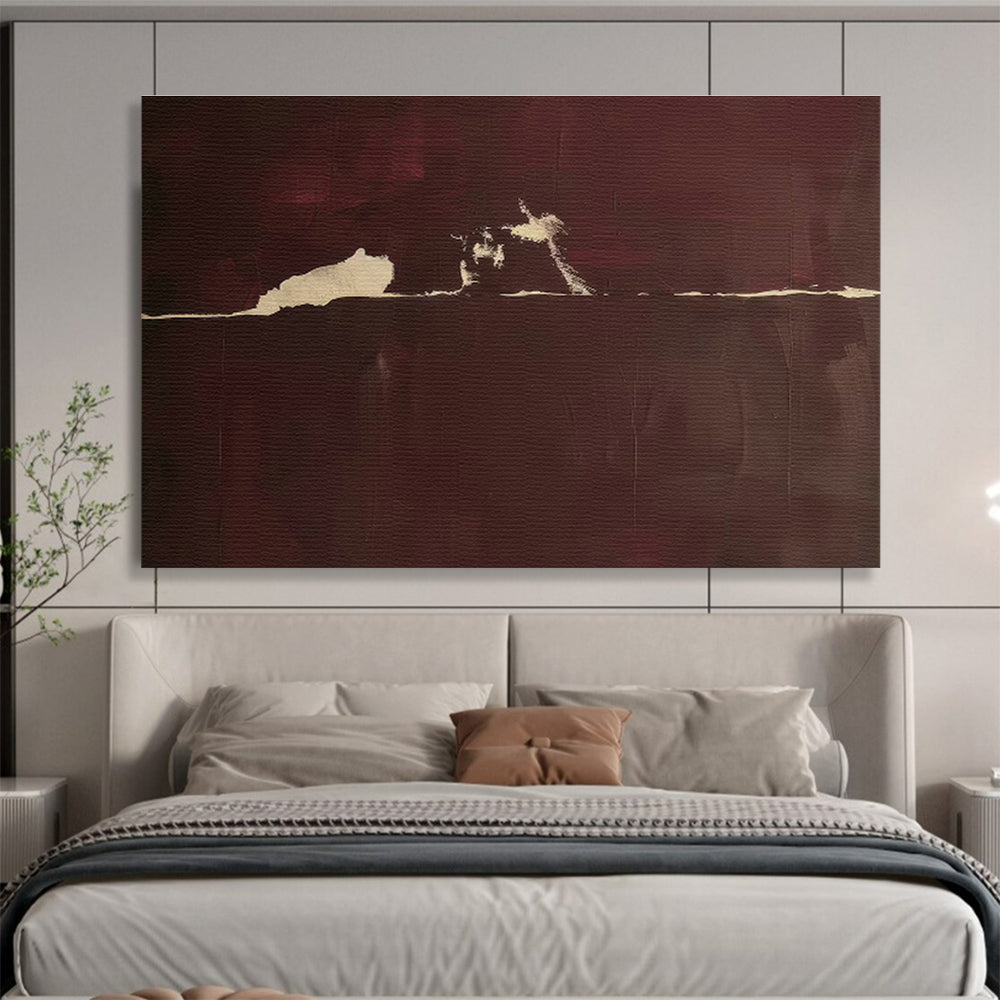Bespoke Underwater Restaurant Oversized Abstract Hand-Painted Mural DLZ2525