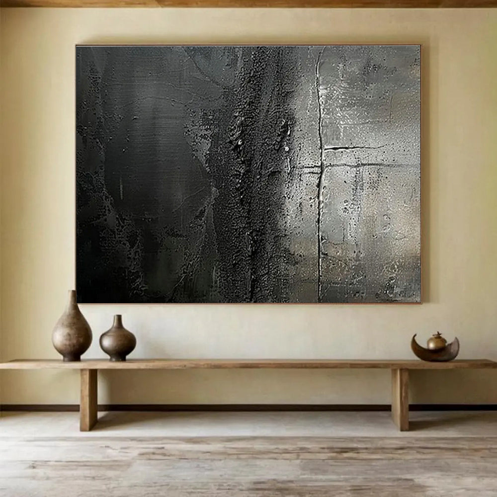 Custom-Made AI Research Lab Large Abstract Hand Painting DLZ2534