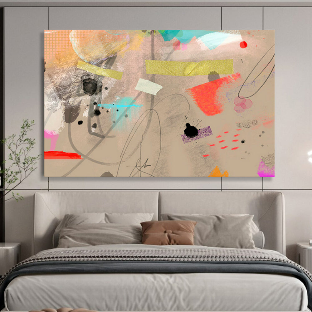 Customizable Arctic Research Base Abstract Hand Painting DLZ2588