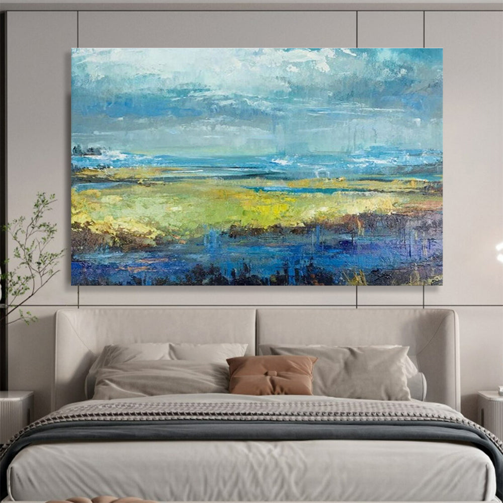 Customizable Underwater Communication Hub Abstract Hand Painting DLZ2574