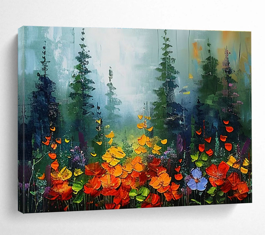 Large-Size Custom Abstract Hand Painting for Urban Rooftop Solar-Powered Water Desalination and Purification Plant DLZ3216