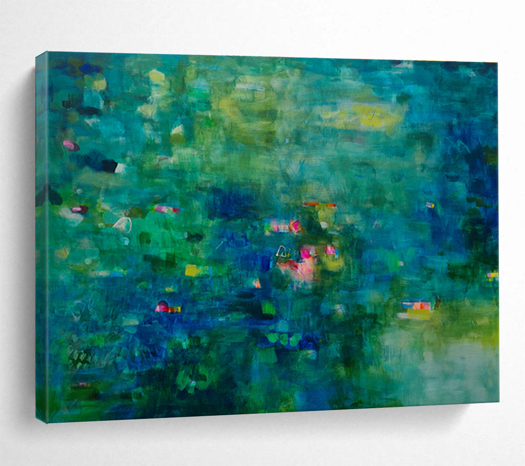 Micro-Ceramic Bead Custom Hand-Painted Abstract Art for Luxury Hotels and Upscale Spaces