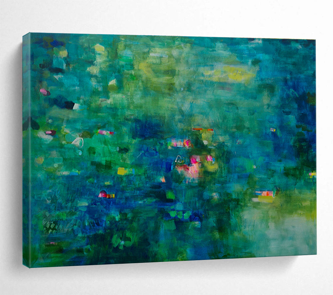 Micro-Ceramic Bead Custom Hand-Painted Abstract Art for Luxury Hotels and Upscale Spaces