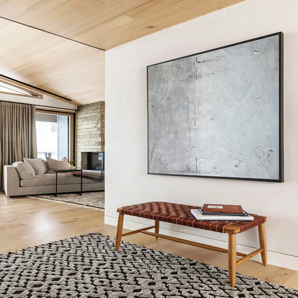 Big Handmade Abstract Painting, Soft Pastel Colors for Nurseries DLZ3232