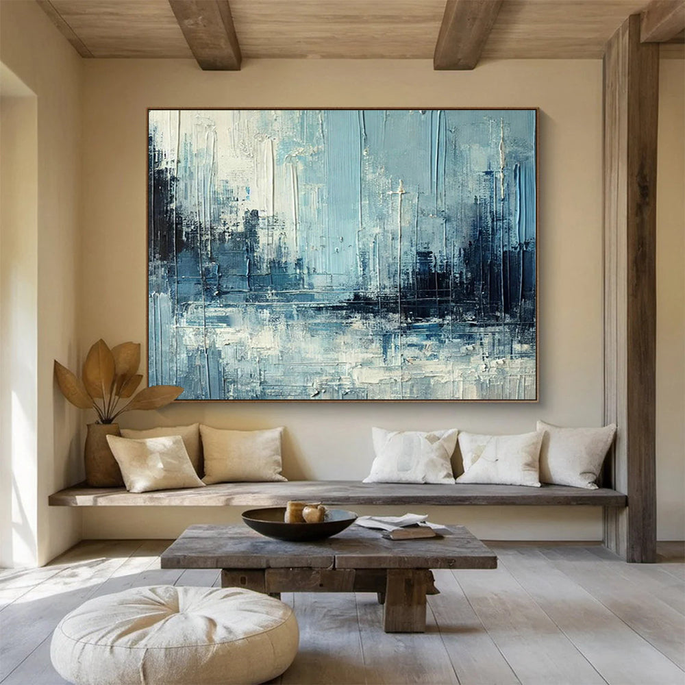 Oversized Custom Abstract Hand Painting for Soap Making Workshop DLZ2751