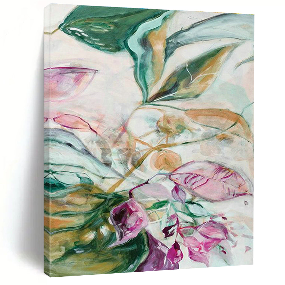 Large-Scale Customizable Hand-Painted Abstract Painting - Dynamic Art Decoration for Arcades  DLZ0142