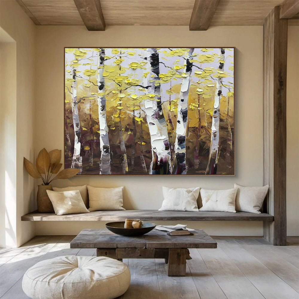Customized Large-Scale Abstract Hand Painting for Arctic Tundra Vegetation Research Center DLZ3010