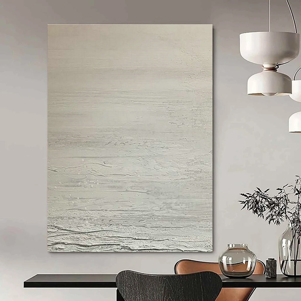 Massive Custom Hand-Painted Abstract Canvas - Inviting Decor for Community Kitchens  DLZ0206