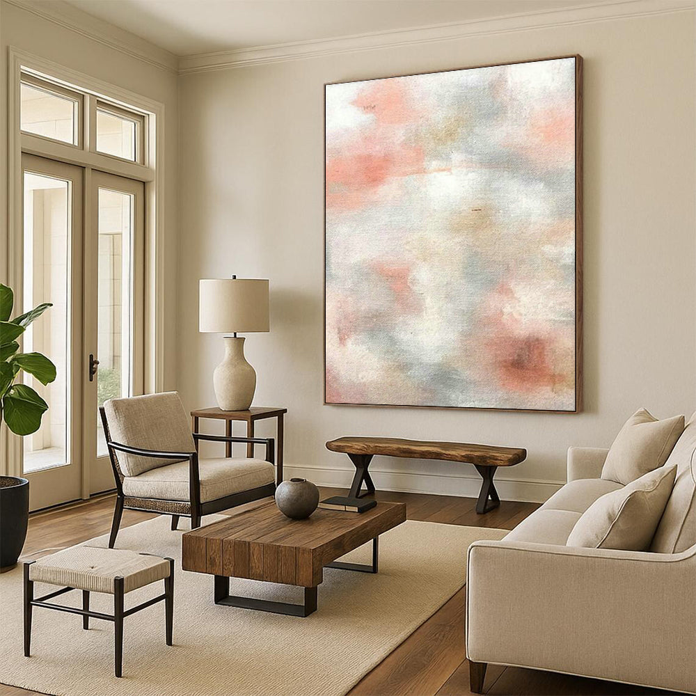 Extra Large Custom Handmade Abstract Painting for Greenhouses  DLZ0004