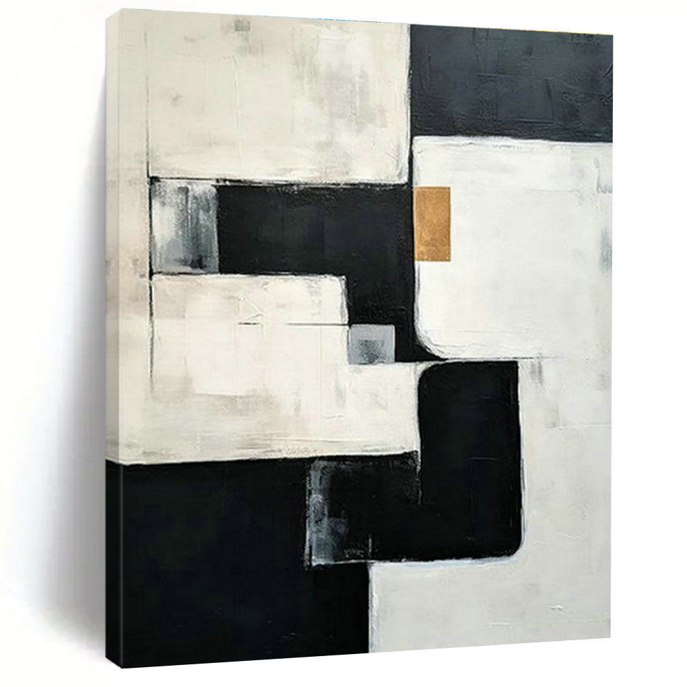 Large-Scale Custom Hand-Painted Abstract Painting - Exclusive Art Decoration for Living Rooms  DLZ0118