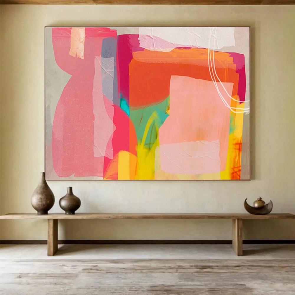 Bespoke Underwater Renewable Energy Farm Oversized Abstract Hand-Painted Mural DLZ2585