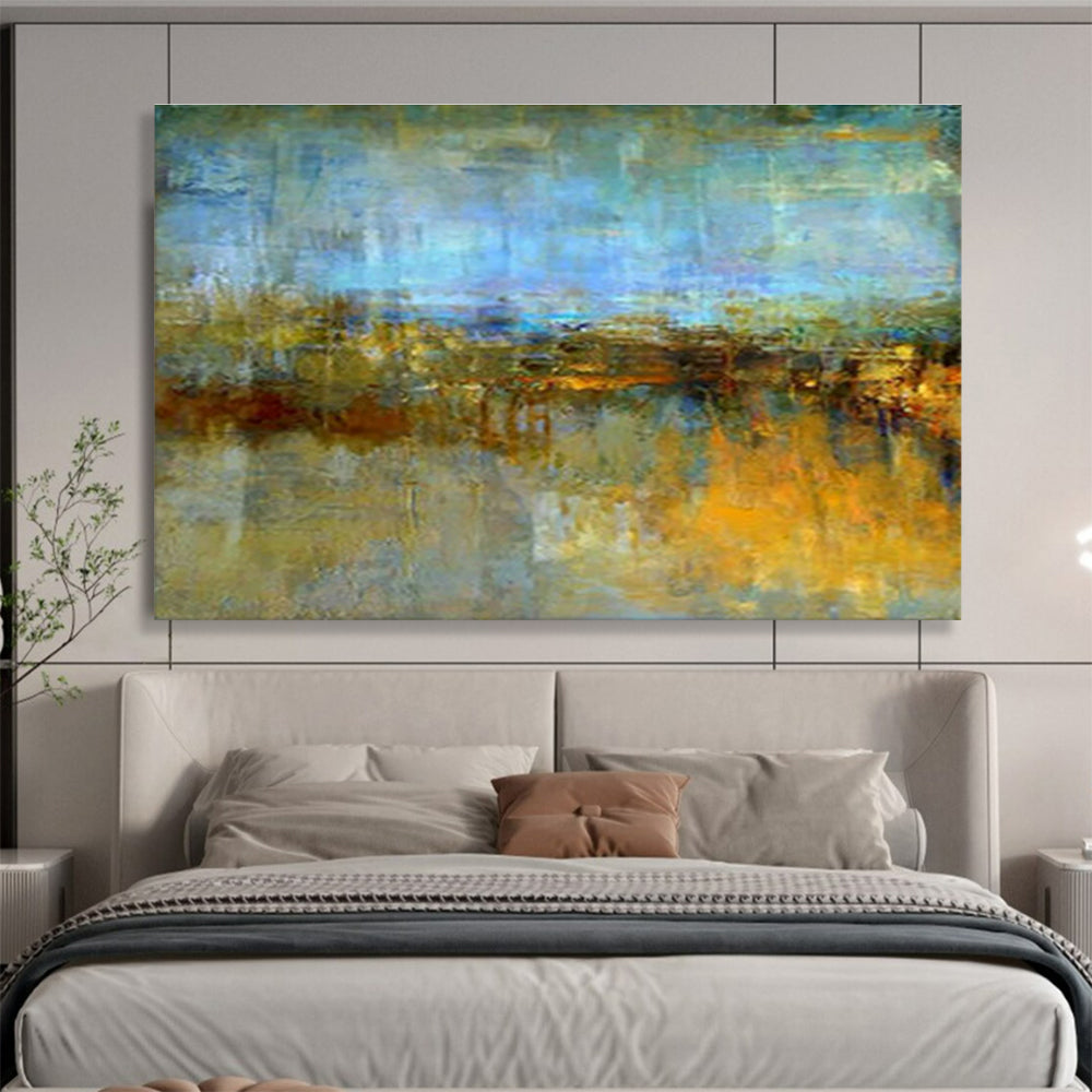 Customized Large Abstract Hand Painting for Vintage Store DLZ2756