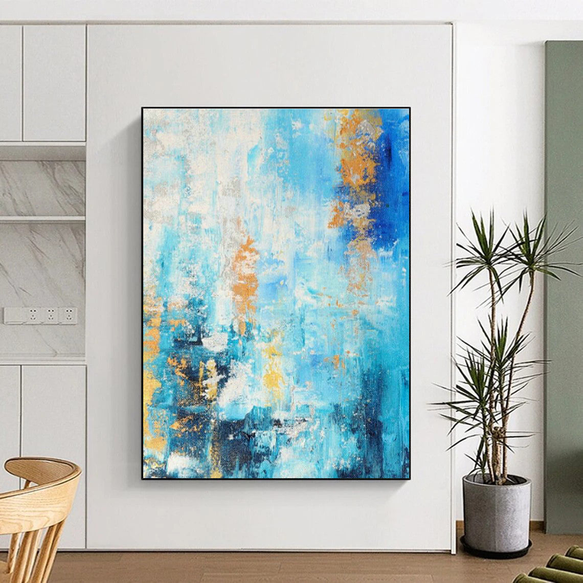 Oversized Custom Handmade Abstract Painting for Perfume Boutiques  DLZ0014