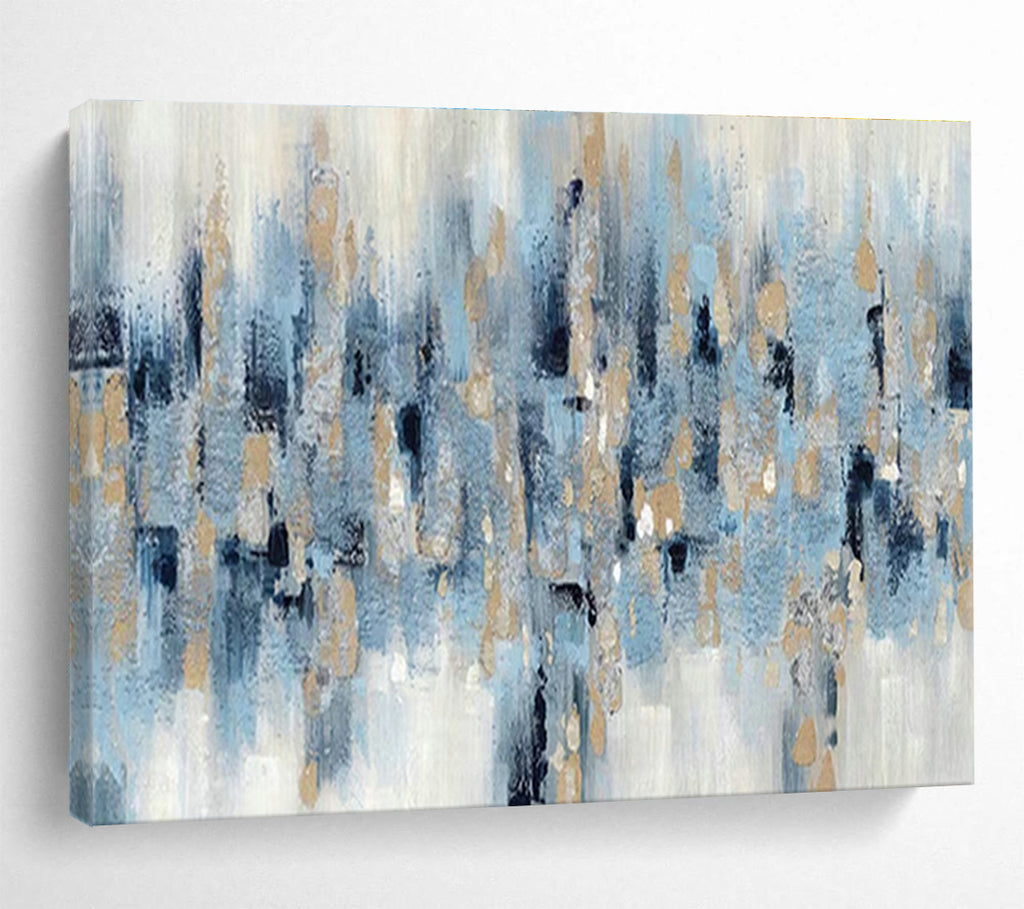 Customized Large Abstract Hand Painting for Antarctic Ozone Layer Monitoring Station DLZ2985