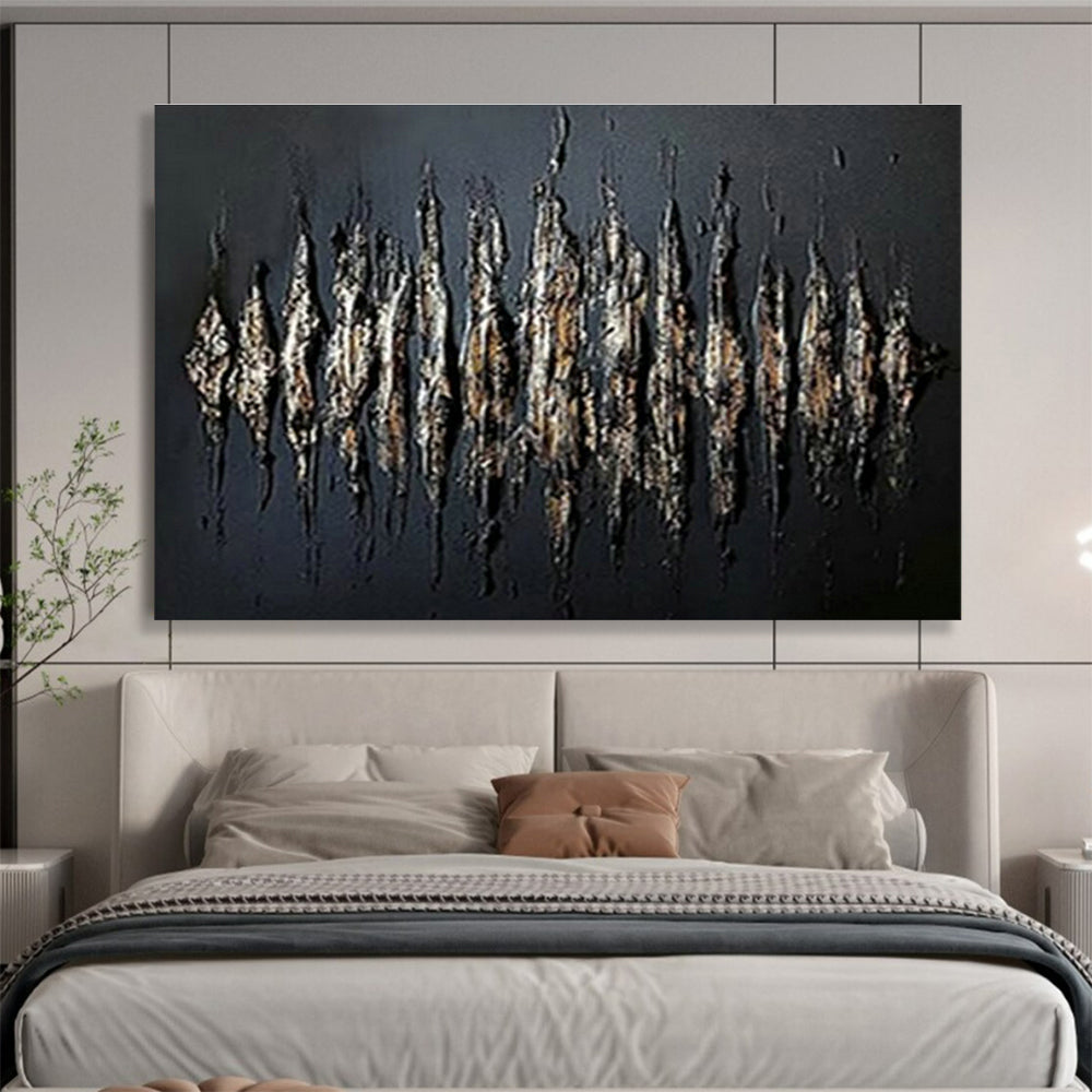 Customizable Luxury Residence Giant Abstract Hand Painting